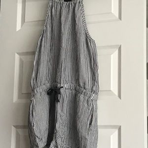 Cloth and Stone (Anthropologie) shorts romper.